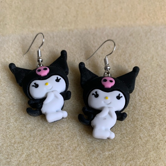 *3 for $20* Sanrio Kuromi Earrings - Picture 1 of 5